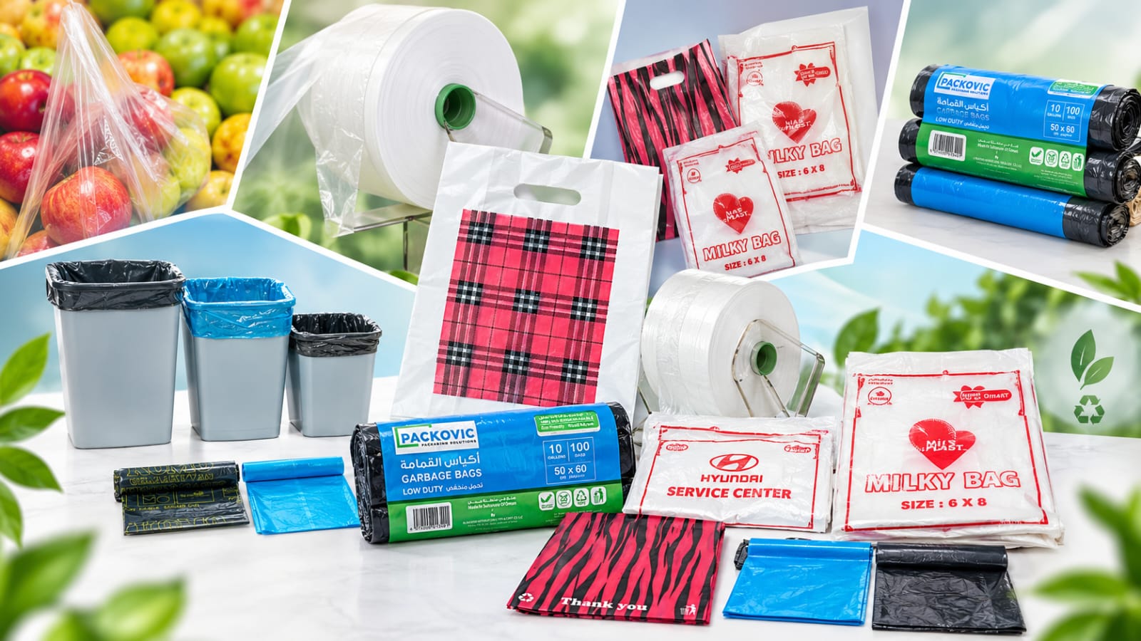 eco-friendly paper products and biodegradable packaging materials, sustainable business, professional photography